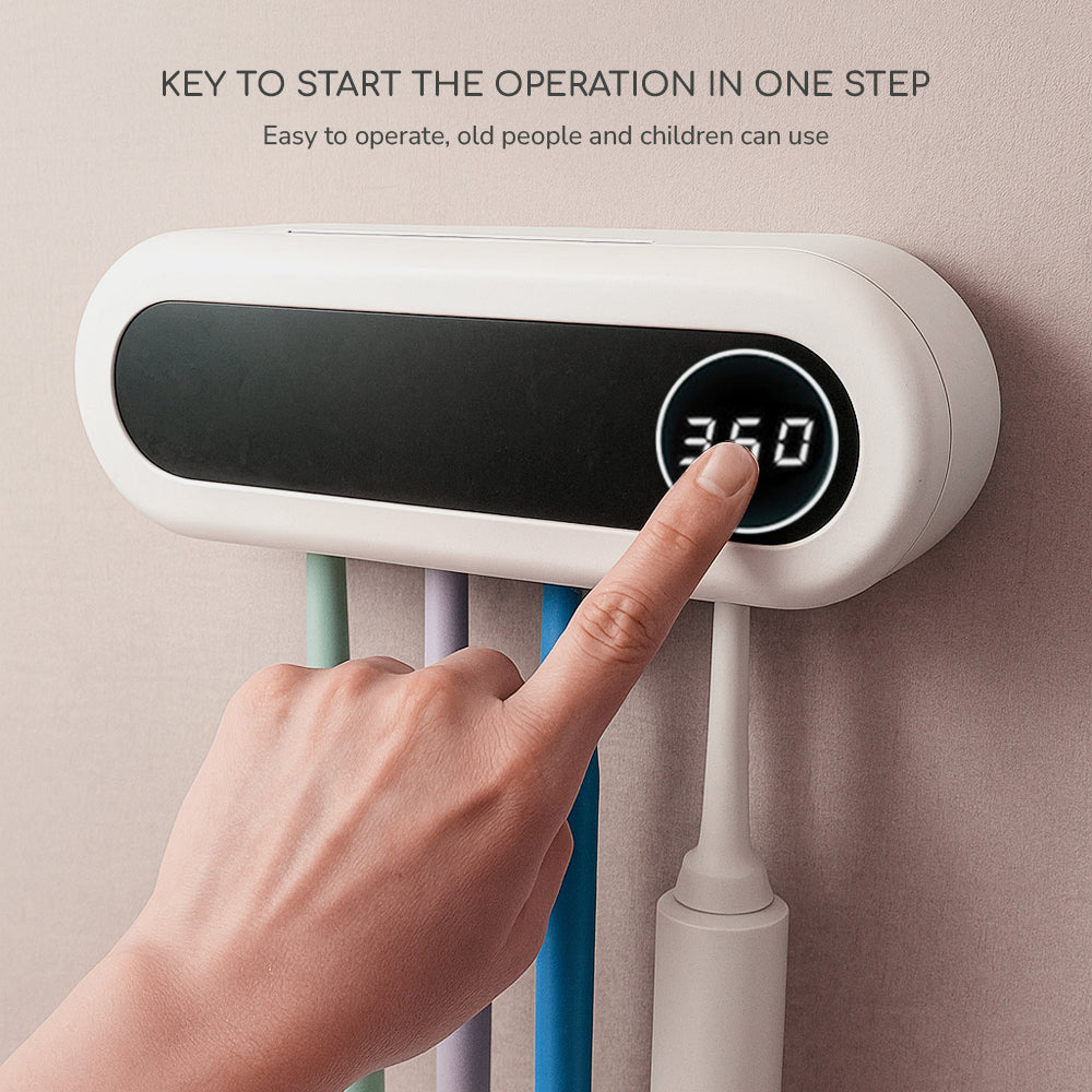 UV Toothbrush Sterilizer Station Hub