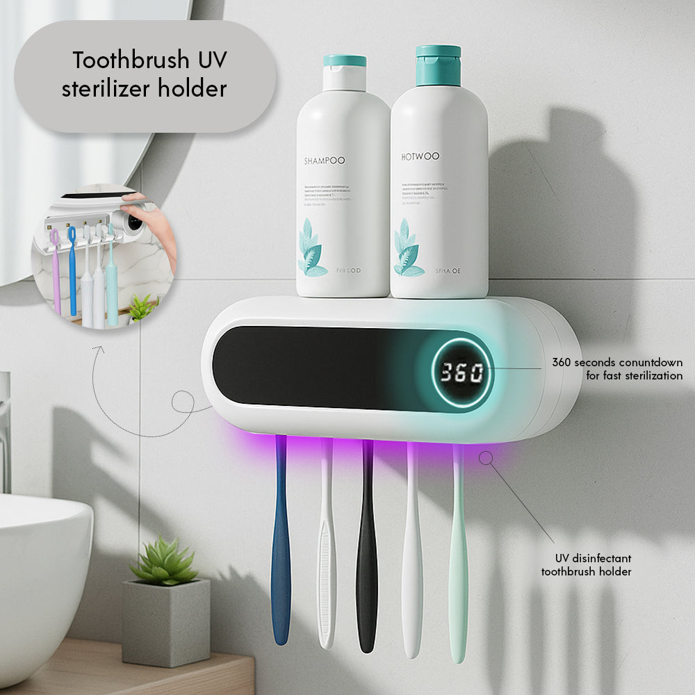 UV Toothbrush Sterilizer Station Hub